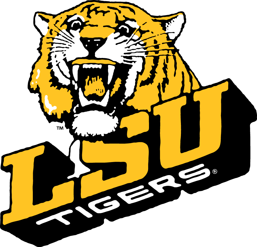 LSU Tigers 1980-1989 Alternate Logo DIY iron on transfer (heat transfer)